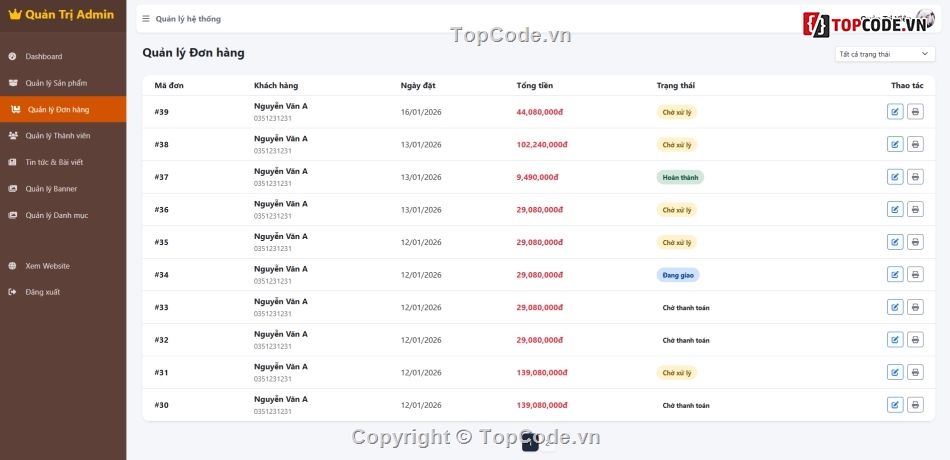 giao diện,cửa hàng điện thoại,Website cửa hàng